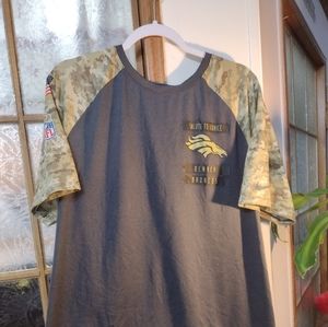 Denver broncos men's extra large salute to service tshirt